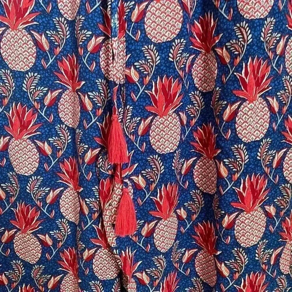 Boden Bembridge Pants Tropical Print Size 8P - Picture 10 of 11